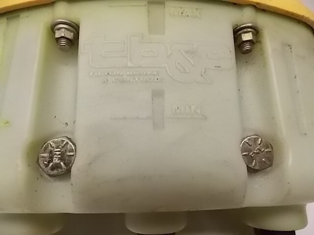 Tilton 3 Chamber Brake And Clutch Fluid Reservoir (AN -4 Fitting) race 061725-9