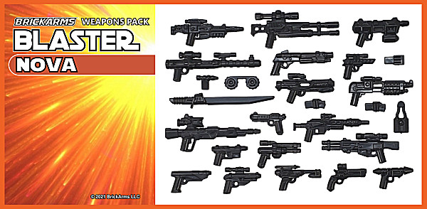 Brickarms Nova Blaster Pack- for Star Wars Minifigures -NEW