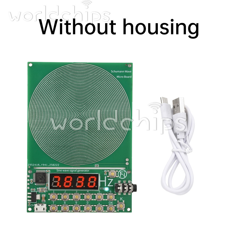 Digital Schumann Wave Generator Pulse Sine Frequency Adjustable Multi-Waveform