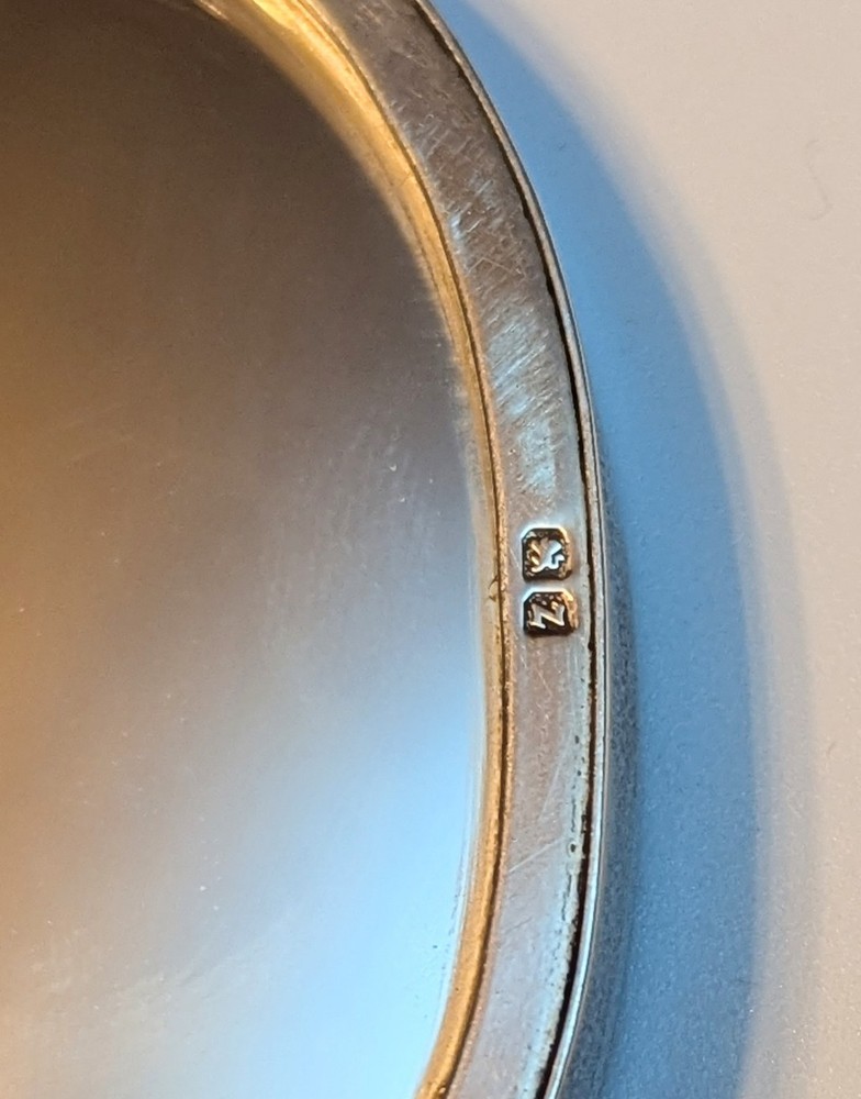 Sterling Silver Chatelaine Hand Mirror