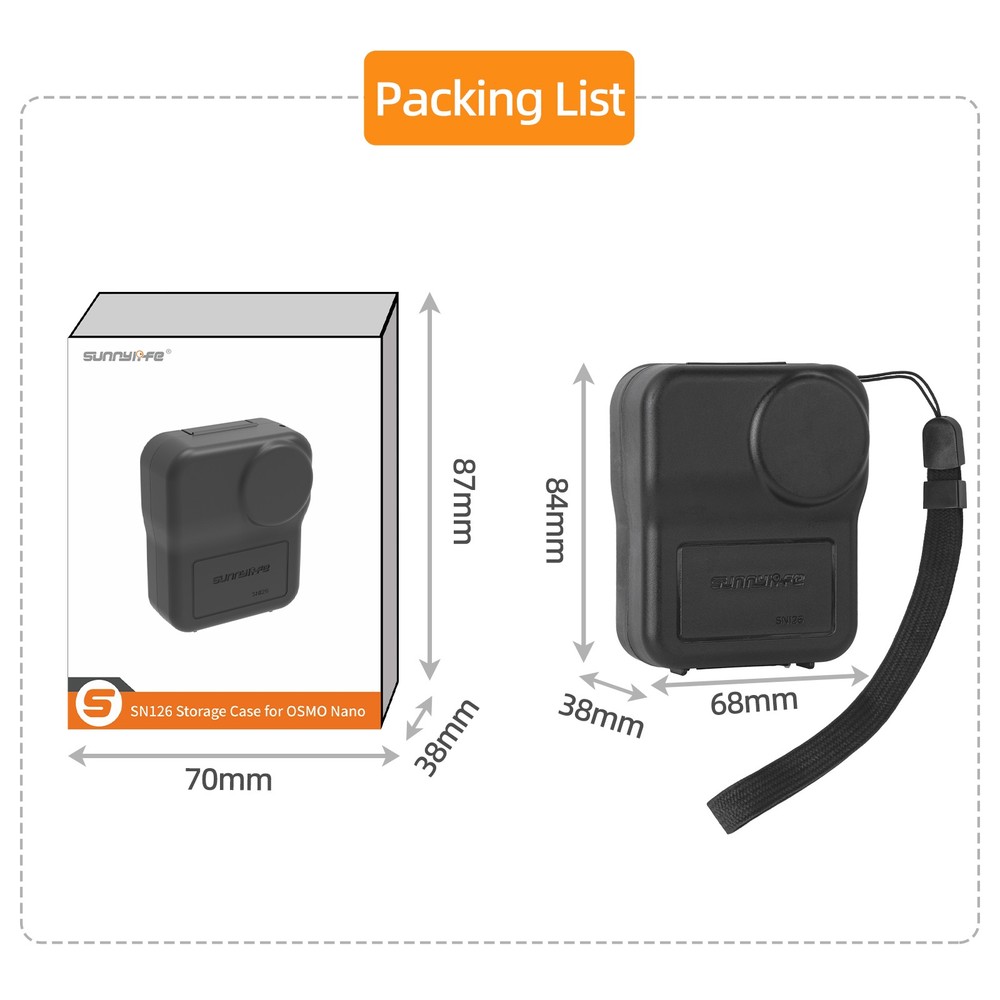For DJI Osmo Nano Storage Case Impact-Resistant & Scratch-Proof Protective Case