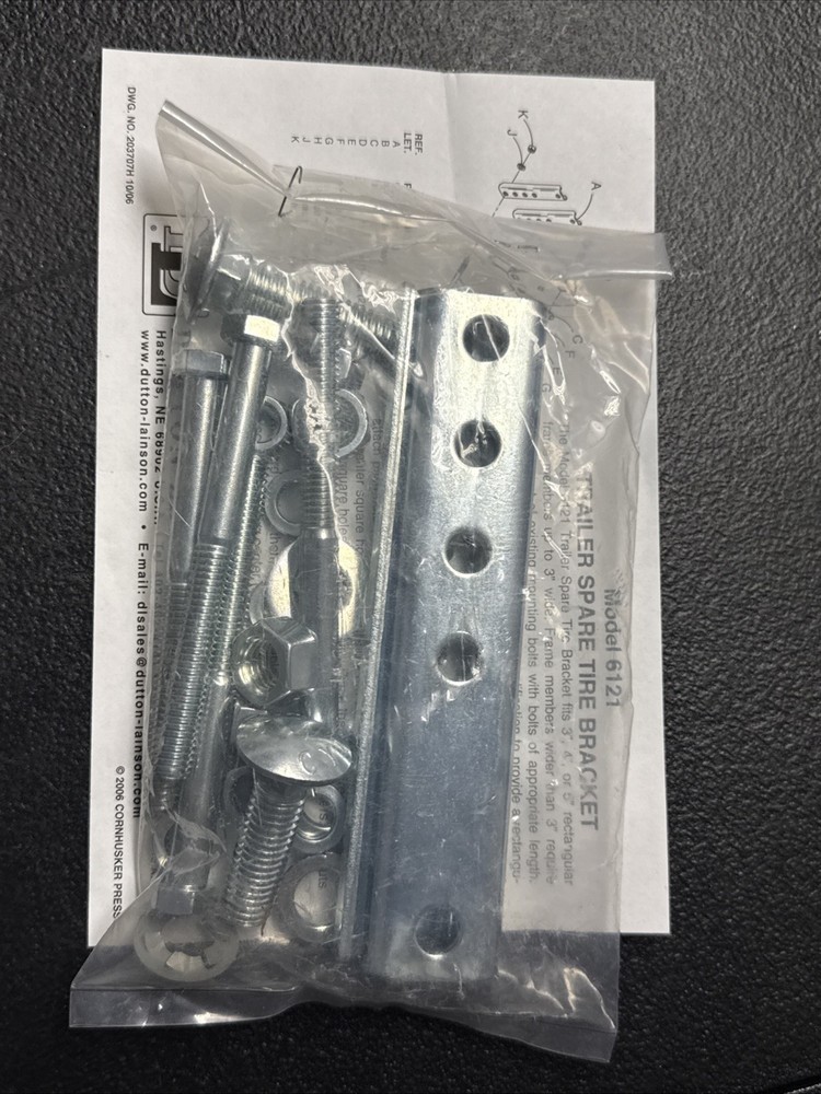 DUTTON-LAINSON TRAILER SPARE TIRE BRACKET #6121