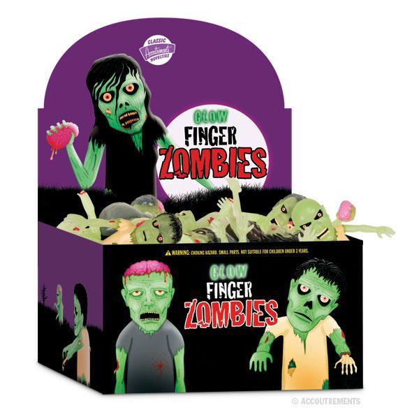 GLOW FINGER ZOMBIES - 5 Piece Set