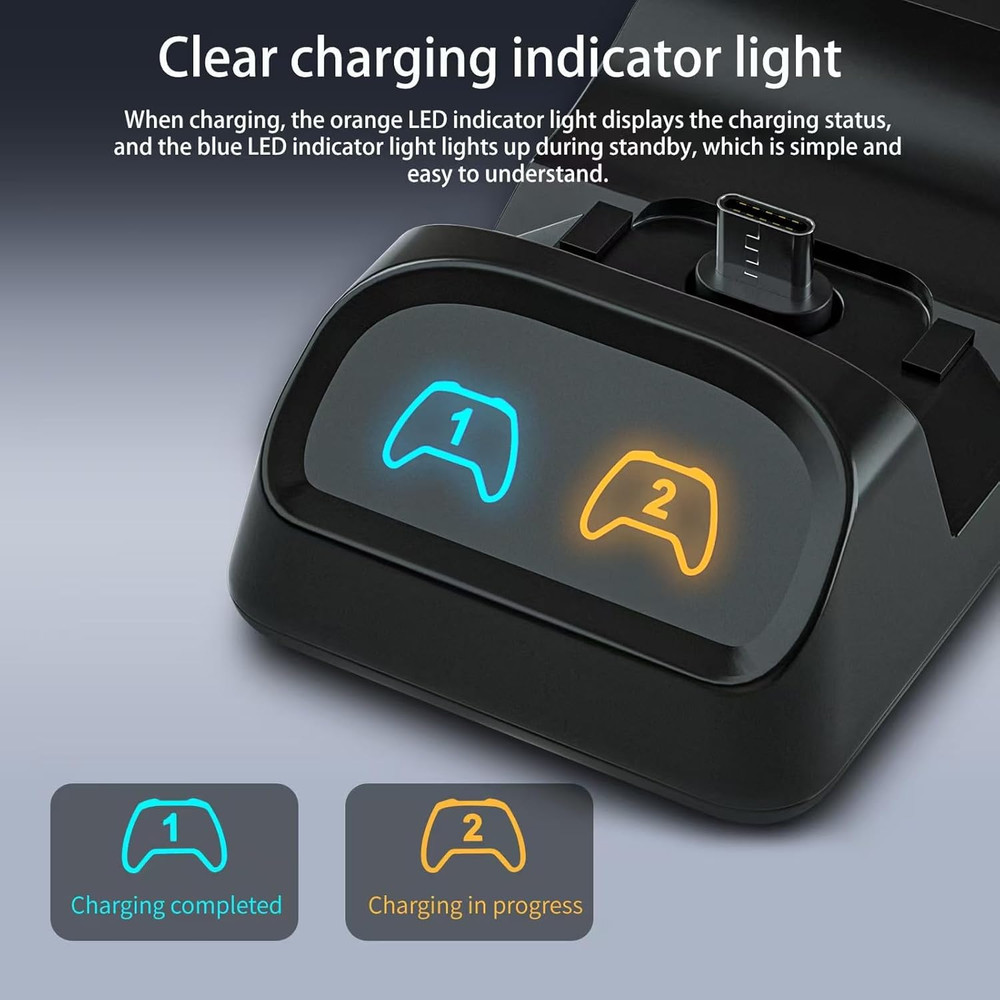 Switch 2 Controller Charger Dock – Fast Dual Charging Station for Nintendo Switc