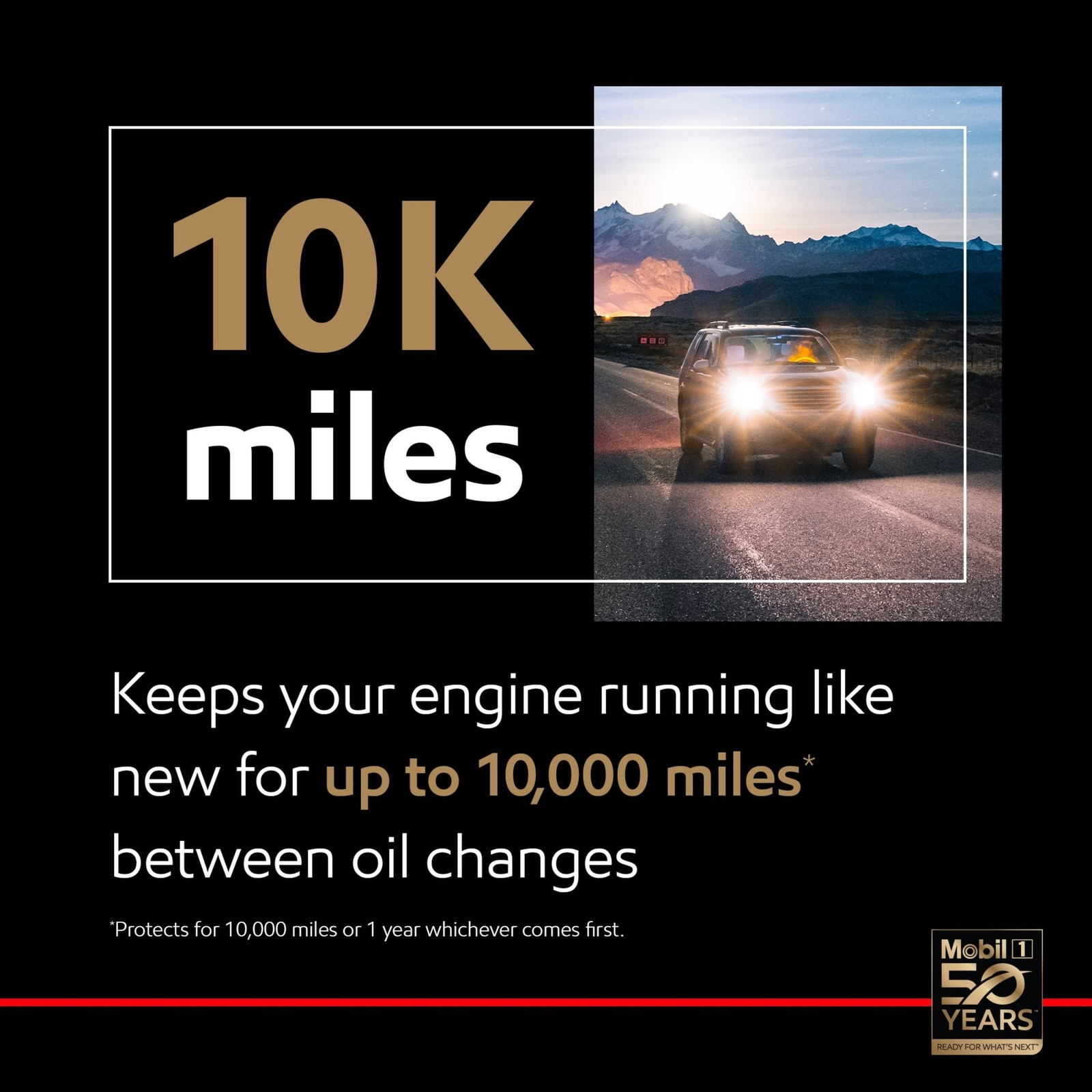 Mobil 1 Advanced Full Synthetic Motor Oil 10W-30, 5 Quart