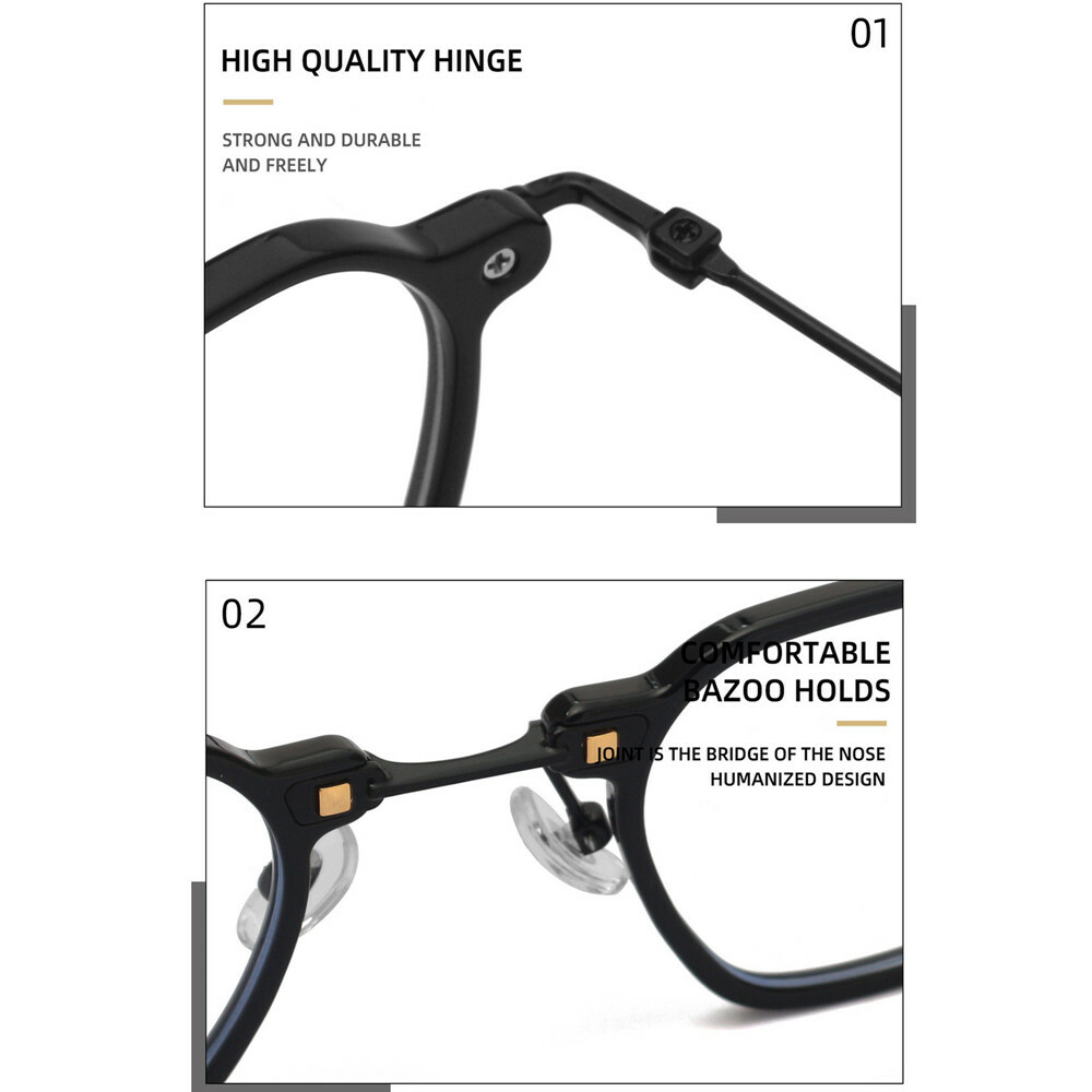 TR90 Square Blue Light Blocking Eyeglasses Frames Gaming Glasses Computer Phone