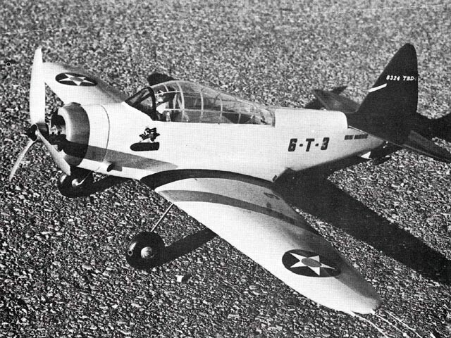 Douglas Devastator C/L 30" Wingspan RC Model Airplane Printed Plans & Templates