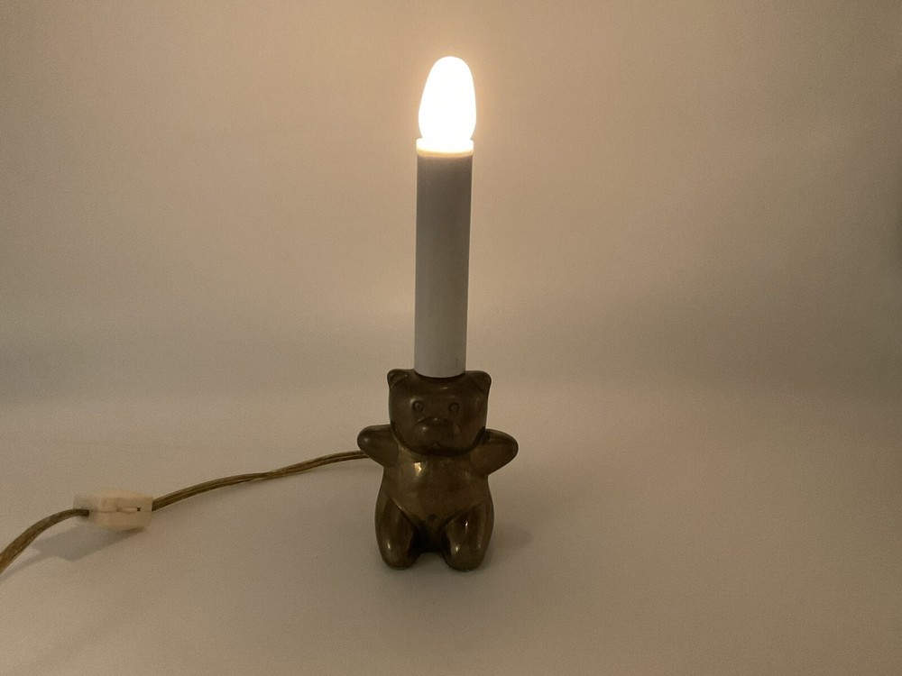 Teddy Bear brass light
