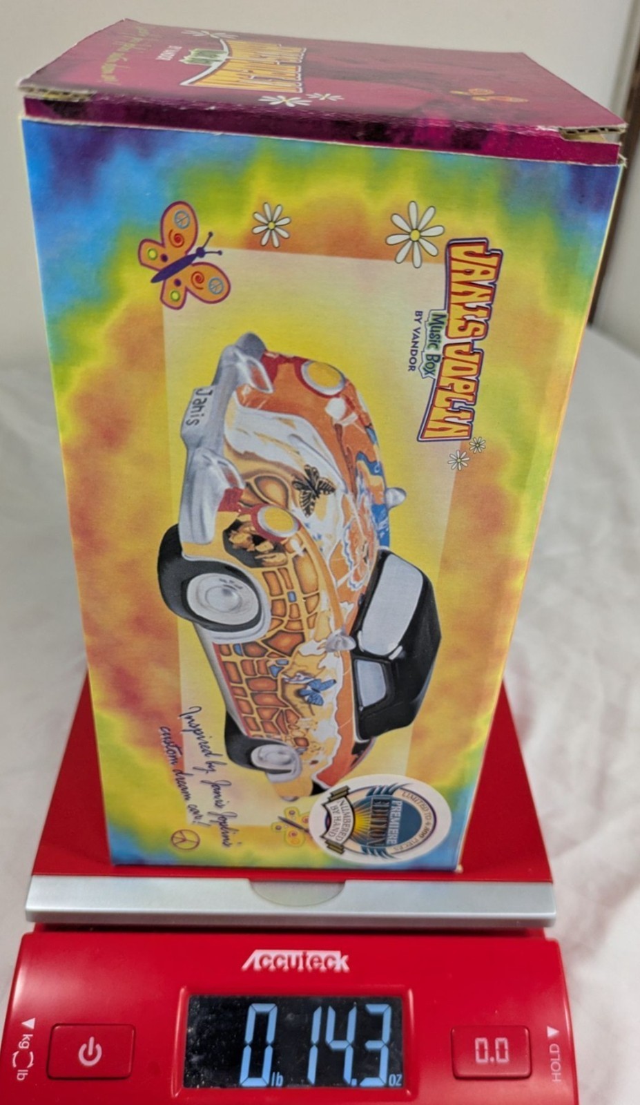 Janis Joplin 1964 356 Porsche Cabriolet Music Box Jar Tune Mercedes Benz Ceramic