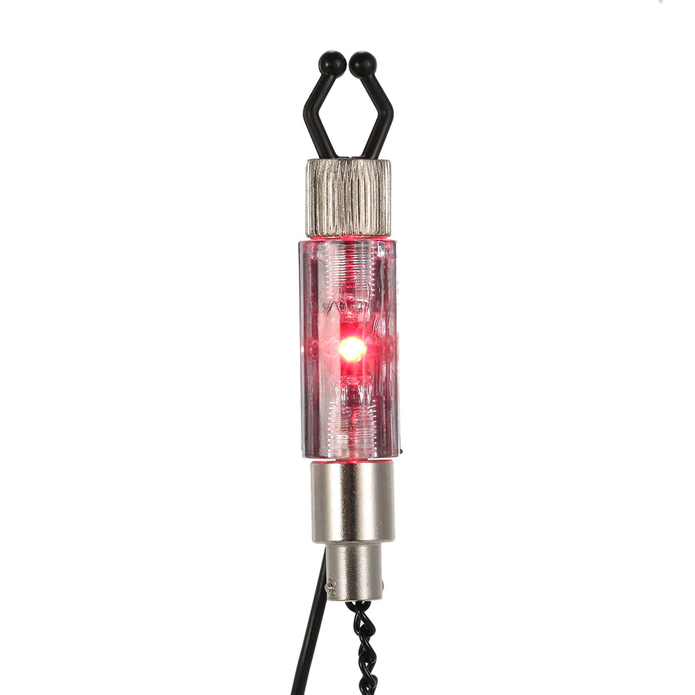 Fishing Bite Hanger Illuminated Indicator Red H4C5