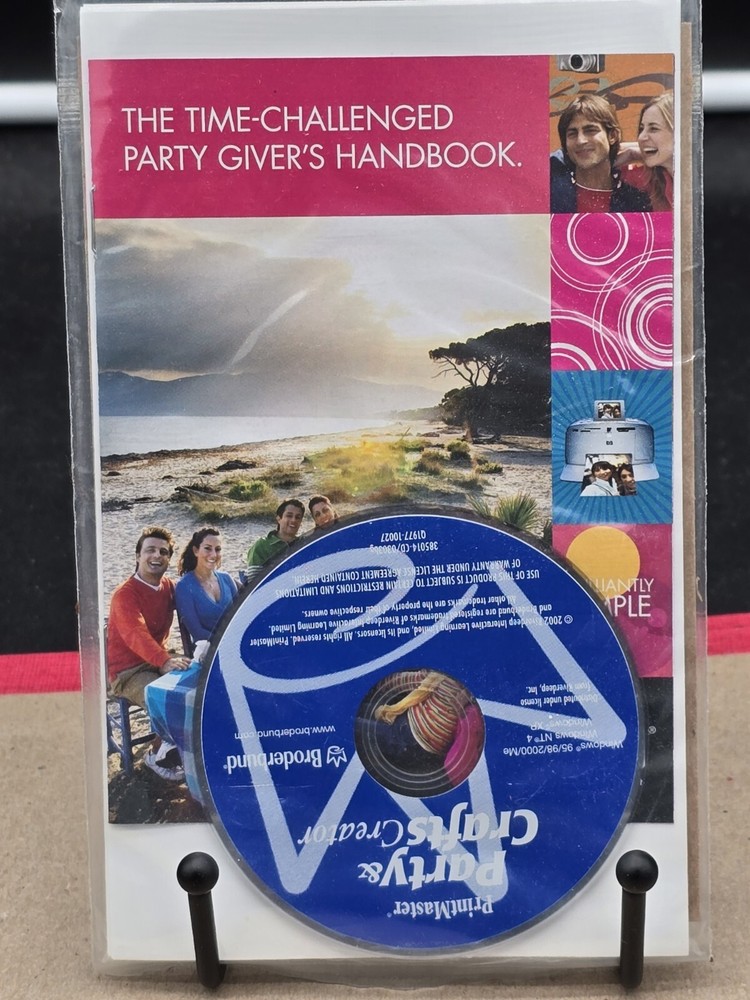 PrintMaster PARTY & CRAFTS CREATOR Windows 95/98/2000 | CD ROM Disk