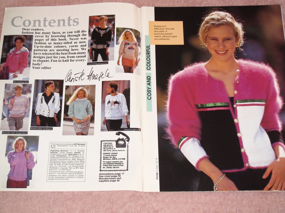 KNITTING MACHINE MAGAZINE MACHINE KNITTING CHIC NO 13