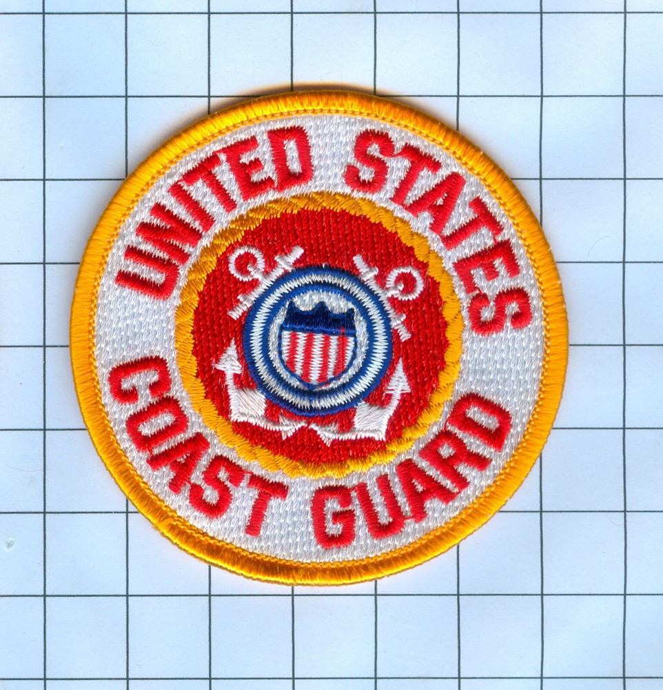 United States Coast Guard Patch 3 " Round
