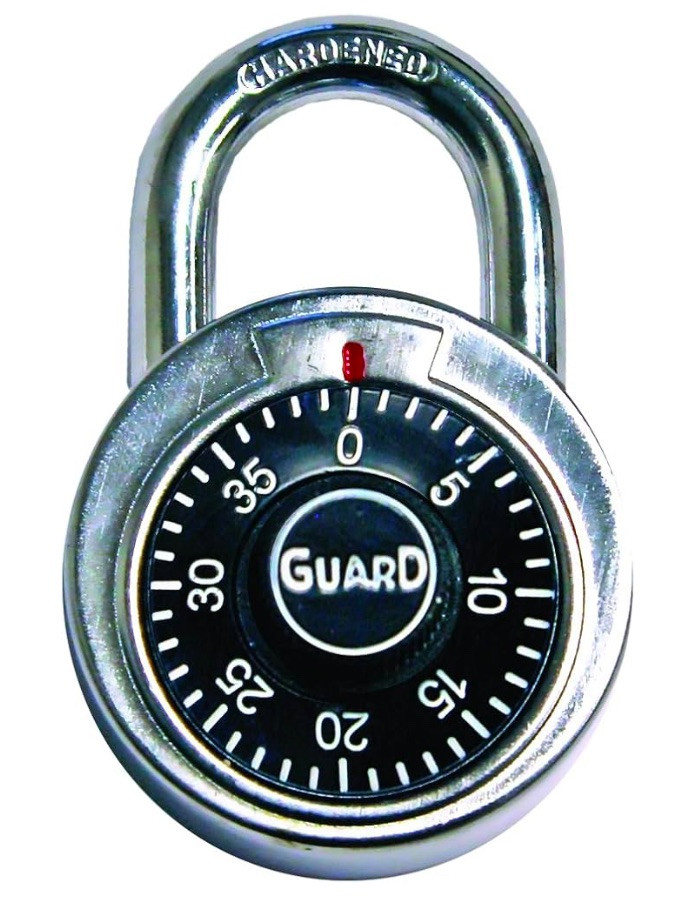Guard Combination PADLOCK School Locker Keyless Lock Code Number Dial Gym Bike