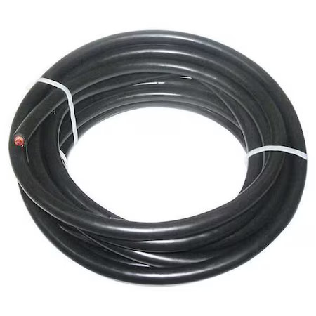 Westward 19Ye10 Welding Cable, 2/0, 25 Ft., Black, Rubber