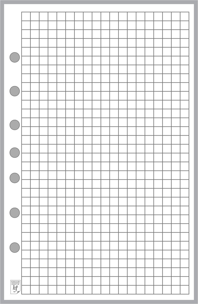 Classic Size Graph Paper Refill, 0.25” Grid, Graph/Grid 1/4", white