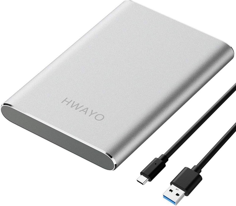 High-Speed 120GB Portable Hard Drive - Plug & Play USB Type C Storage Solution