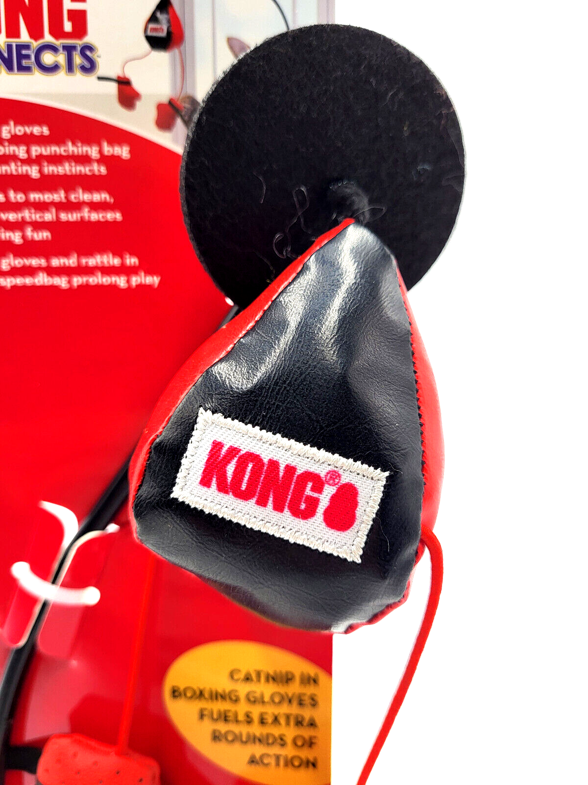 KONG Connects Boxing Punching Bag 12" Interactive Bat A Bout Catnip Cat Toy