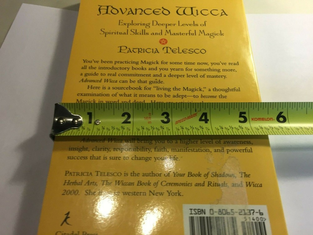 Advanced Wicca by Telesco, Patricia (Paperback)