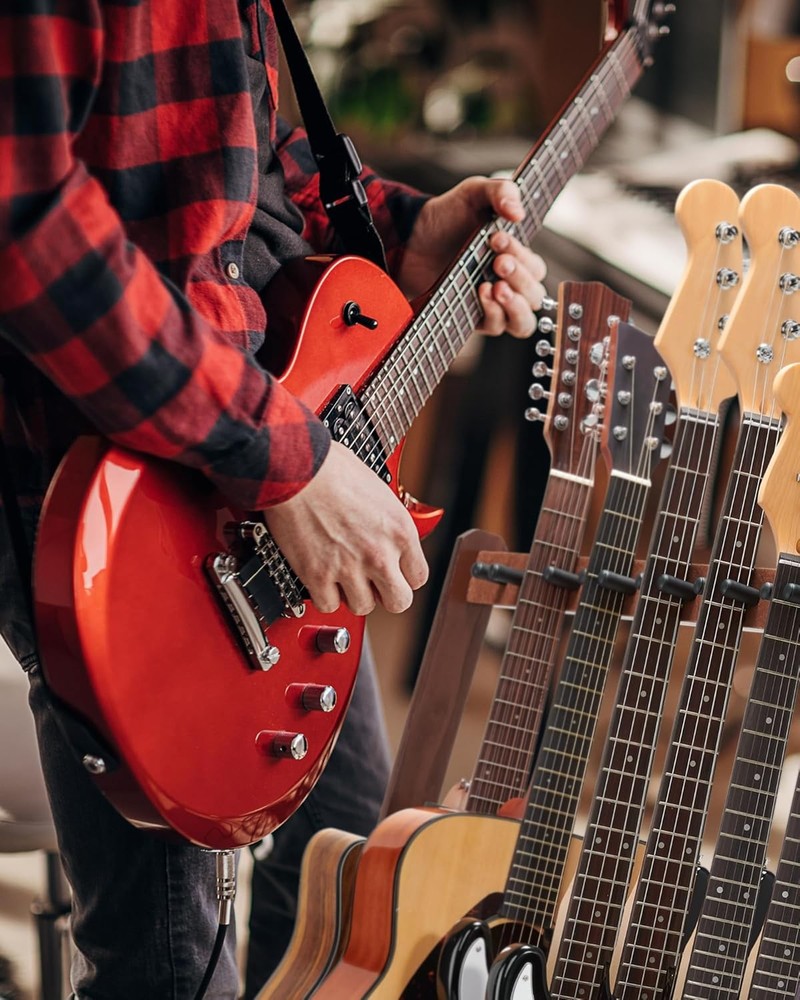 Multi Guitar Rack Stand Wooden Display
