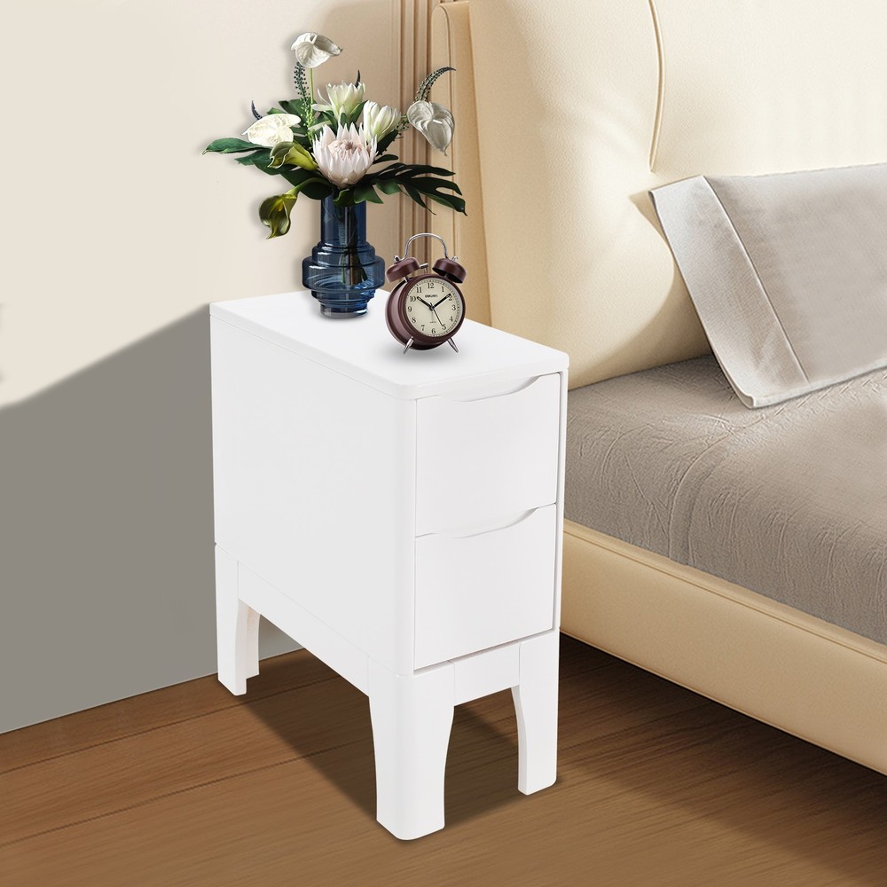 Rectangular Bedside Table 20*40*50cm Sofa Side Table Bedside Table with Drawers