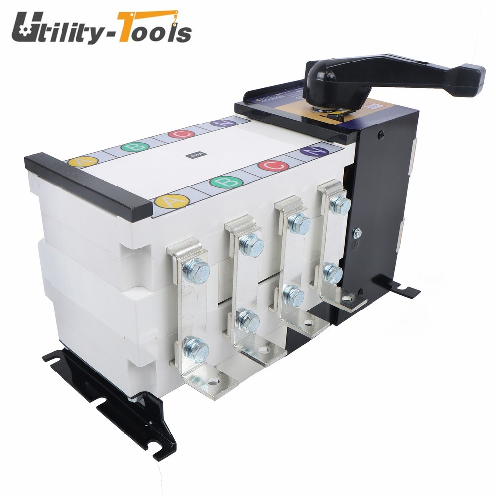 Generator ATS 400A 4P 110/220V Grid To AC Industrial Automatic Transfer Switch