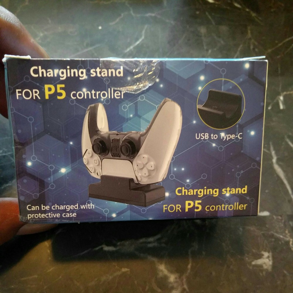 P5 Single Charging Dock Fast Controller Charger Station Stand USB to Type-C