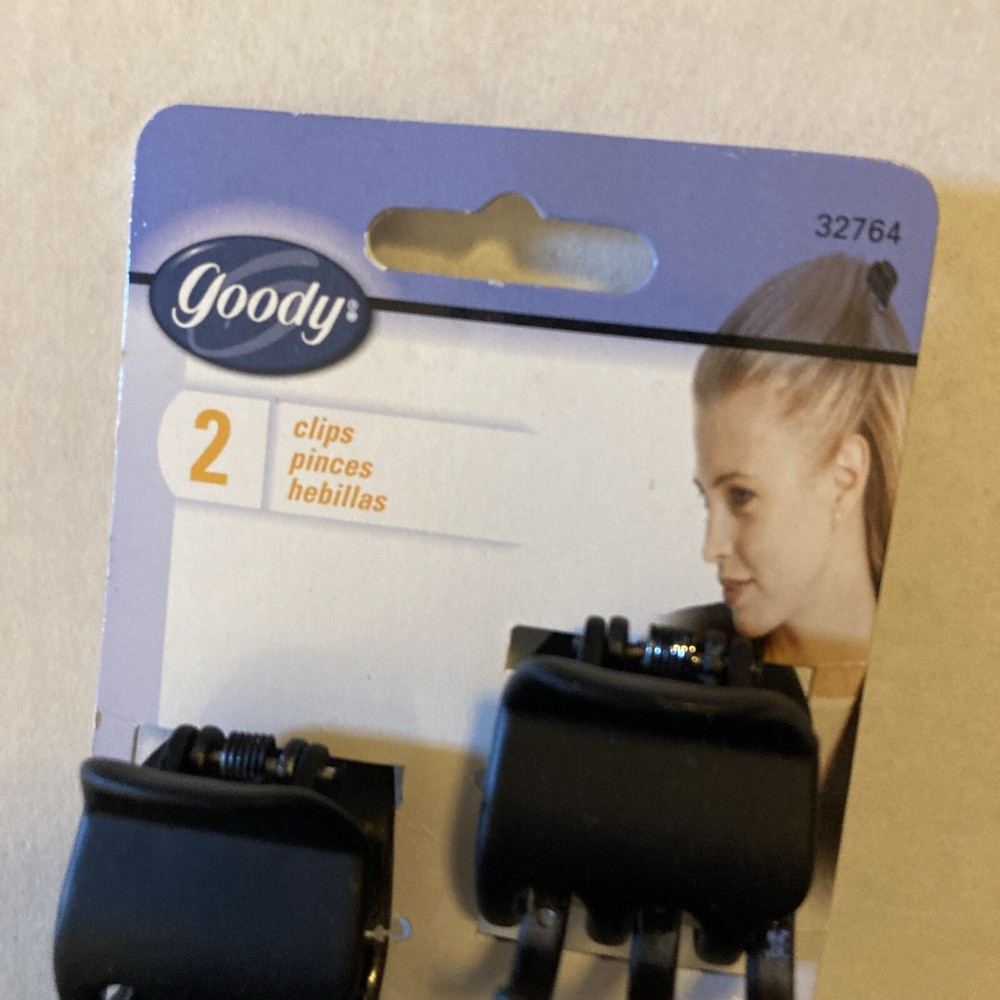 Goody Claw Hair Clips - 2-Count: Black & Brown (2 Diff Sets) New 2000 A5