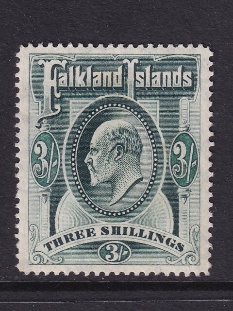 Falkland Islands 1904 SG 49 MLH VF / CAT VALUE $190