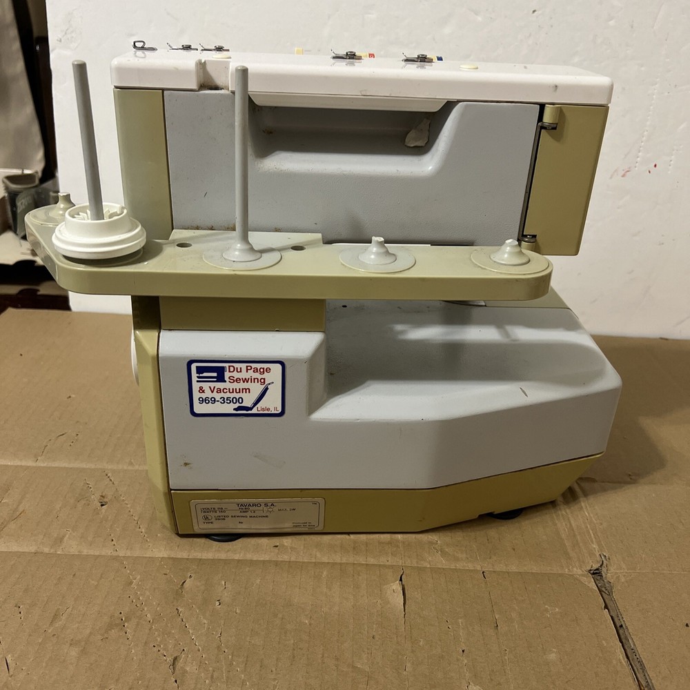 Elna lock PRO 5 DC SERGER SEWING MACHINE complete working