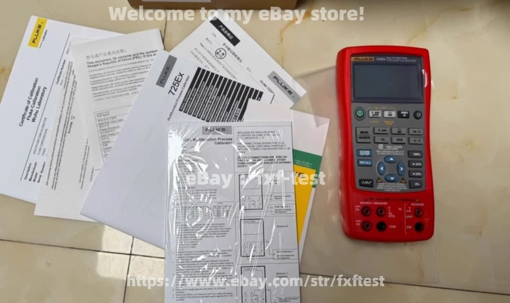 1pcs Fluke 725Ex Multifunction Process Calibrator/fx