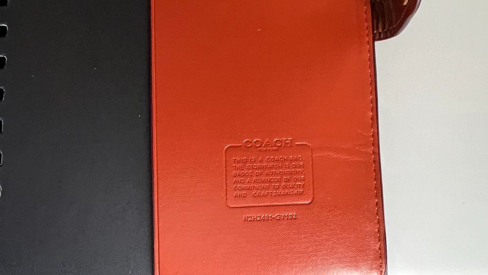 COACH NOTEBOOK PEANUTS Collaboration Canvas Leather Notebook Cover Snoopy Brown