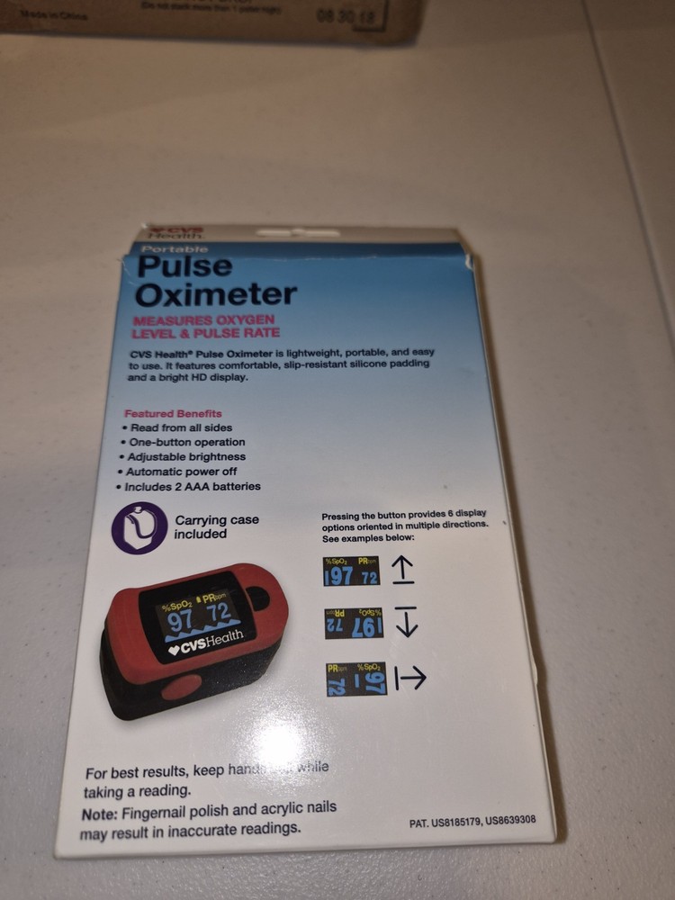 CVS Health Pulse Oximeter NEW
