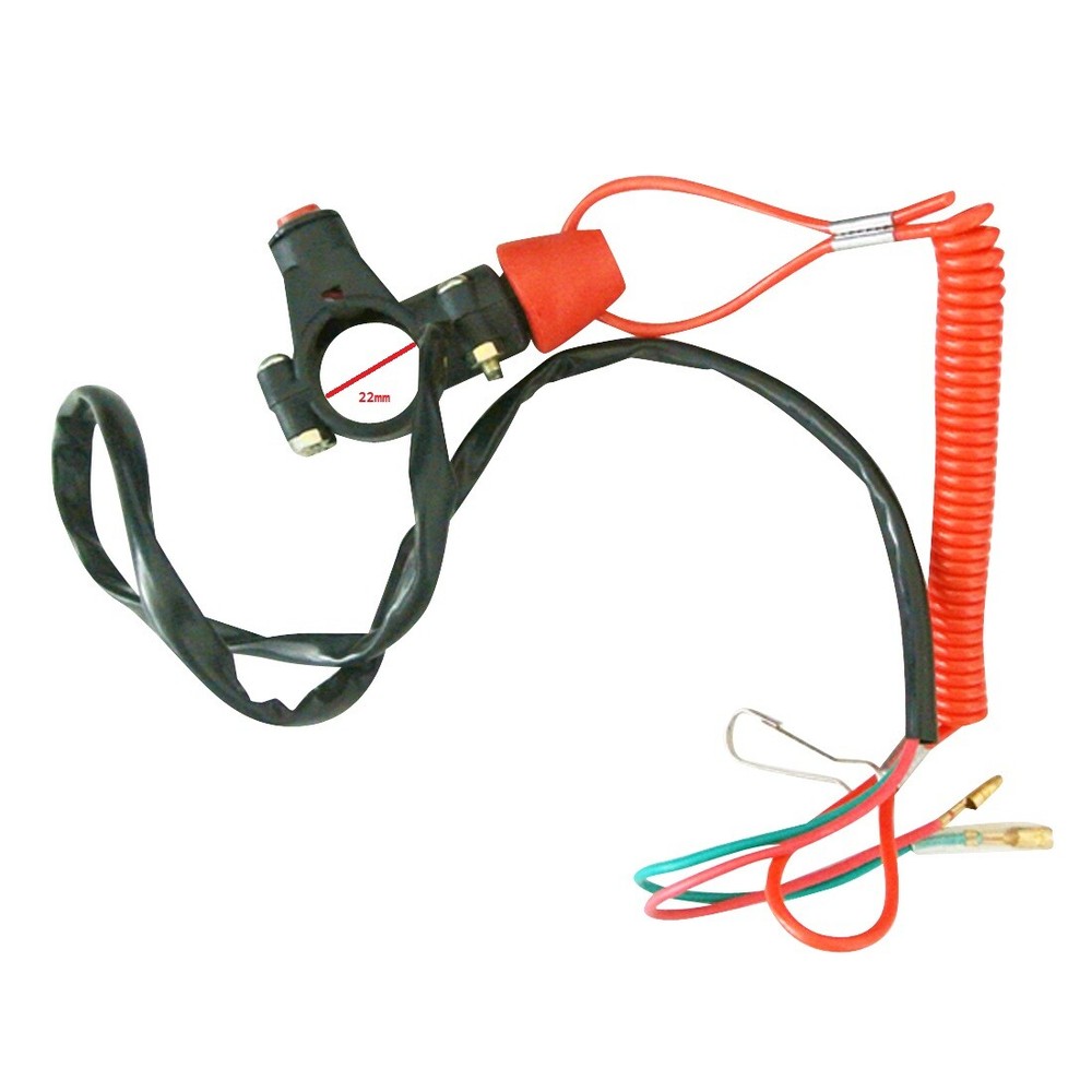 Stop Tether Closed Kill Switch MX TRX Snowmobile ATV Racing Engine