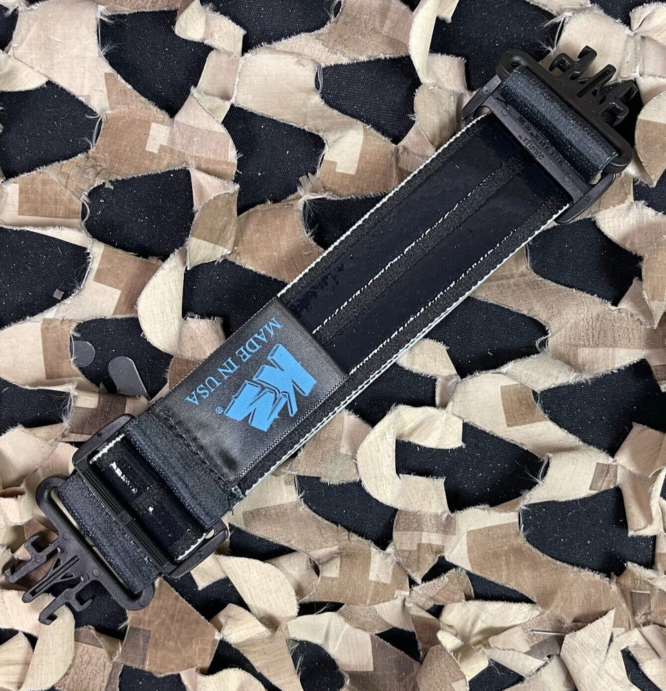 NEW KM Paintball Grill Goggle Strap - Warning