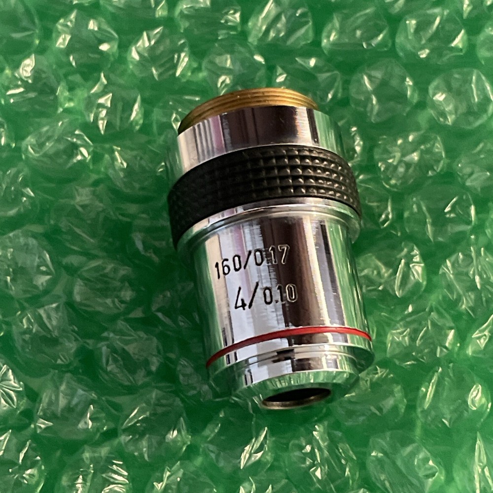 Bausch & Lomb 160/0.17 4/0.10 Microscope Objective