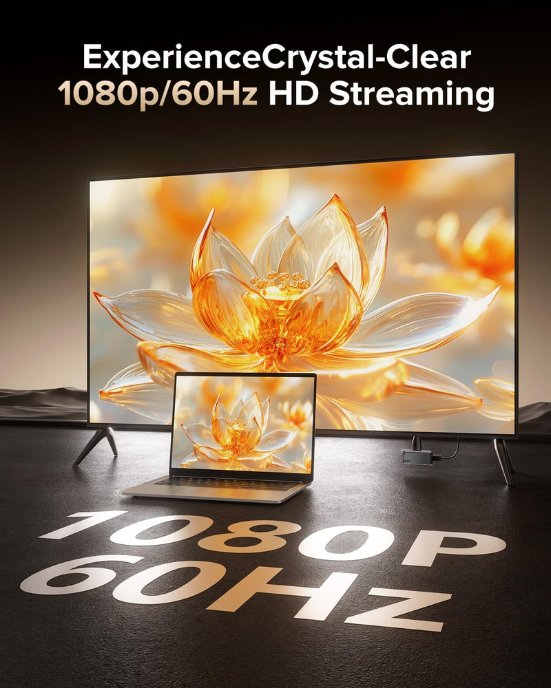 S850 Type-C Wireless HDMI Transmitter and Receiver, 50M, Ultra 4K Decode Input 1