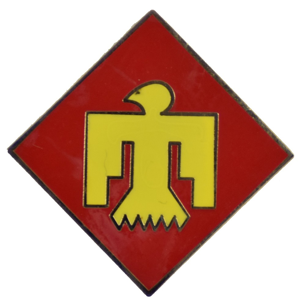 45TH DIV HAT PIN