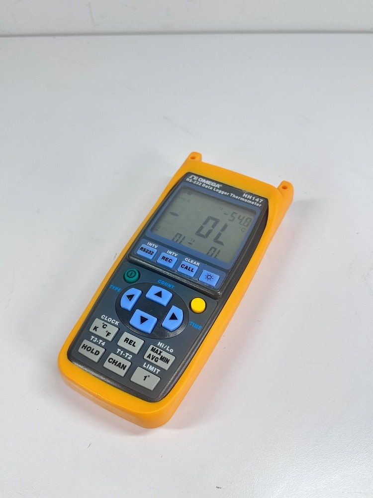NEW Omega HH147 Data Logger Thermometer RS-232