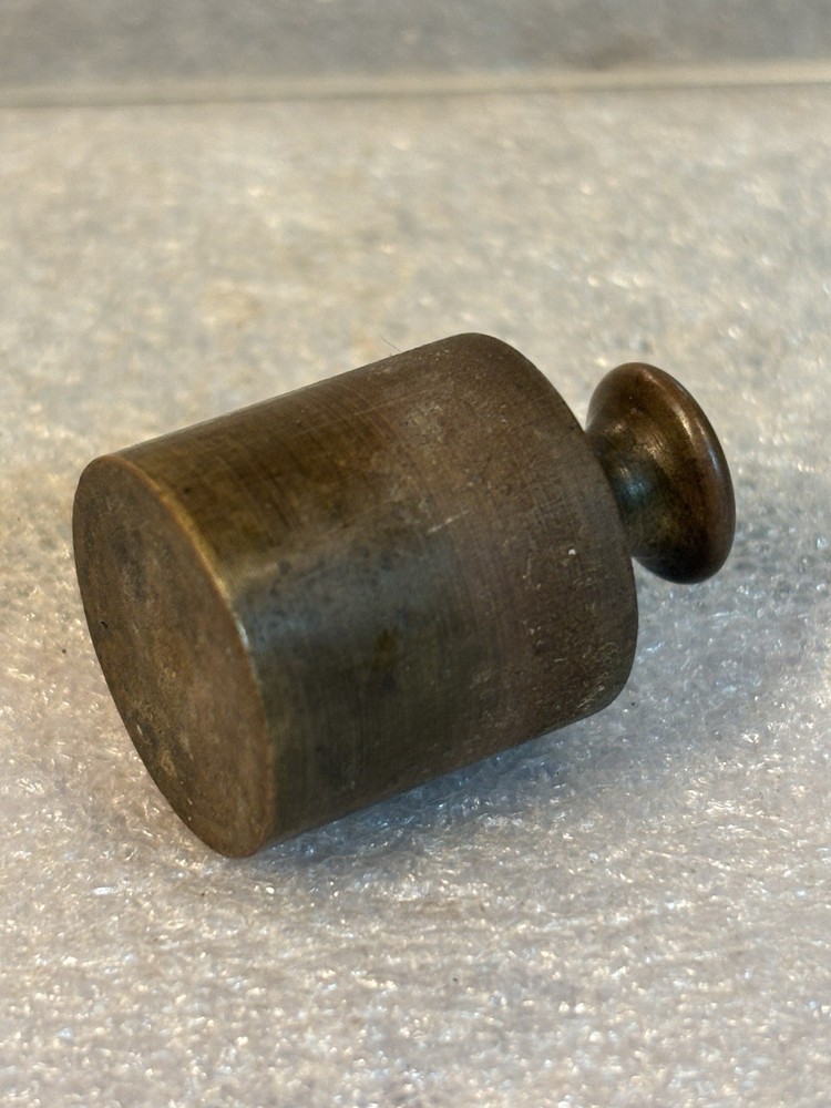 AVD W & T Avery - England Solid Brass 2 oz. Vintage Scale Weight