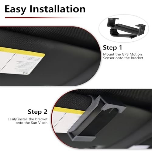 CeoNic Clip Mount Holder for Dragy GPS Motion Sensor, Tool-Free Installation,