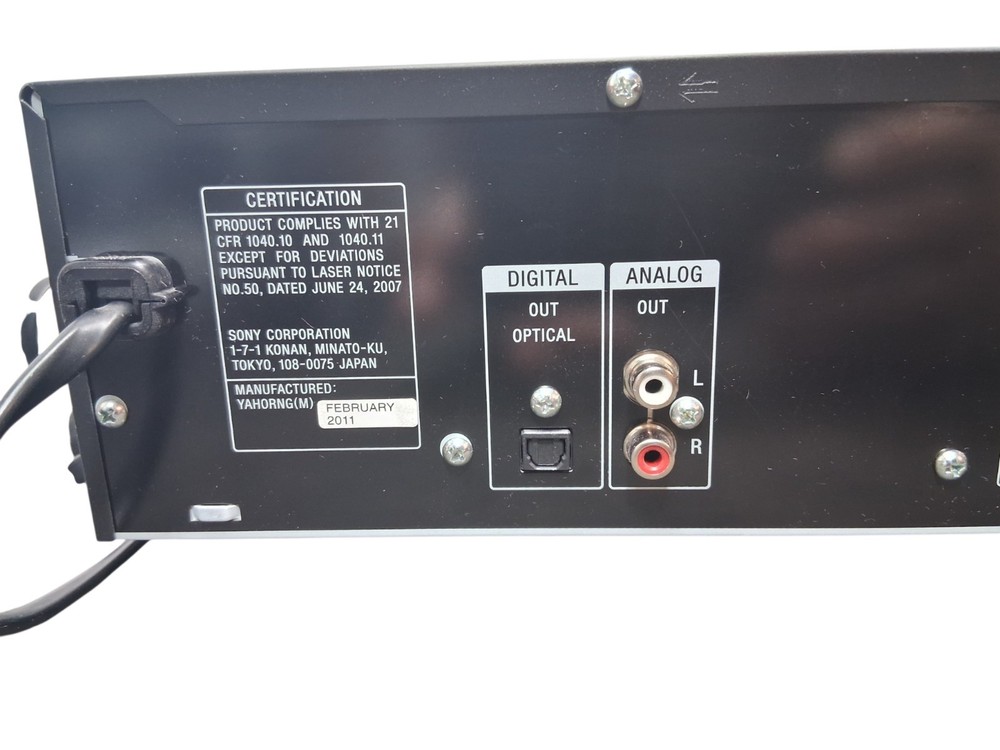 Sony CDP-CE500 5 Disk CD Player With Remote