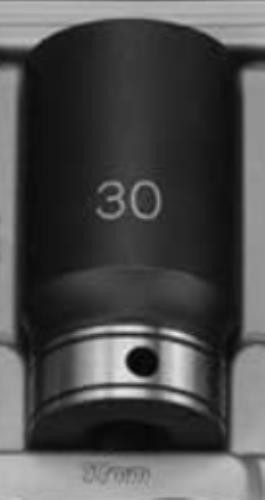 Grey Pneumatic 1/2" Drive x 30mm Deep Duo-Socket - 6 Point (82030MD)