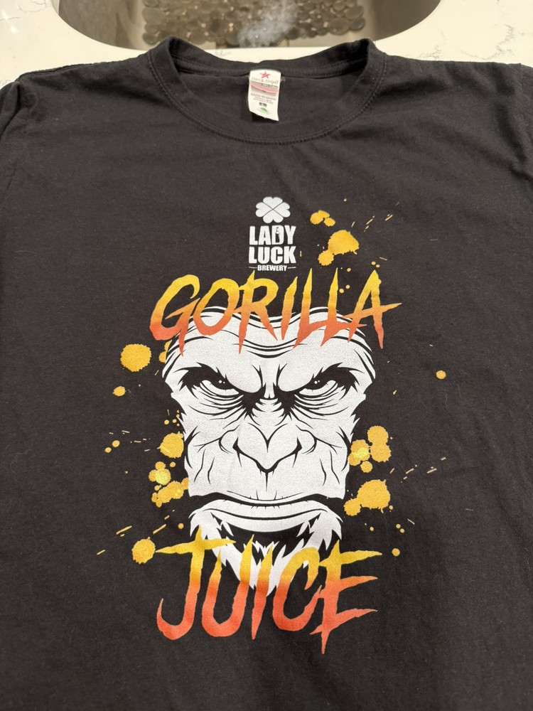 LADY Luck Brewery Tshirt Large