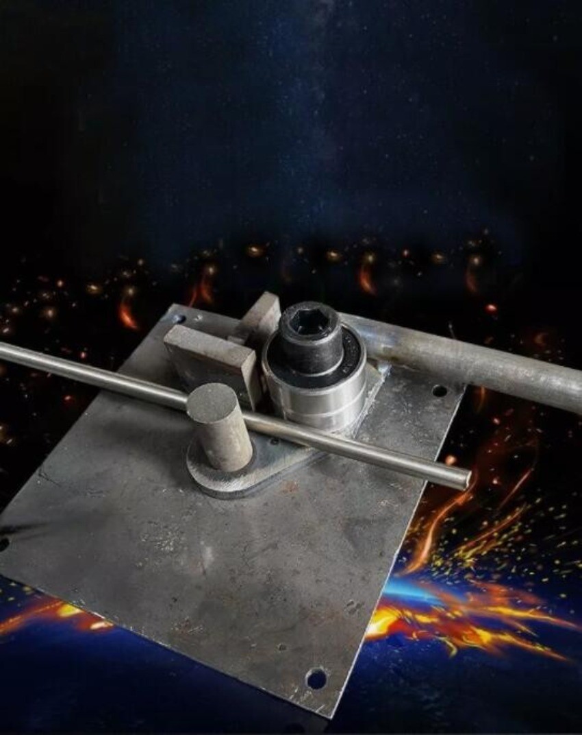 1MM-8MM Manual Steel Bar Bender Portable Construction Building Bending Machine