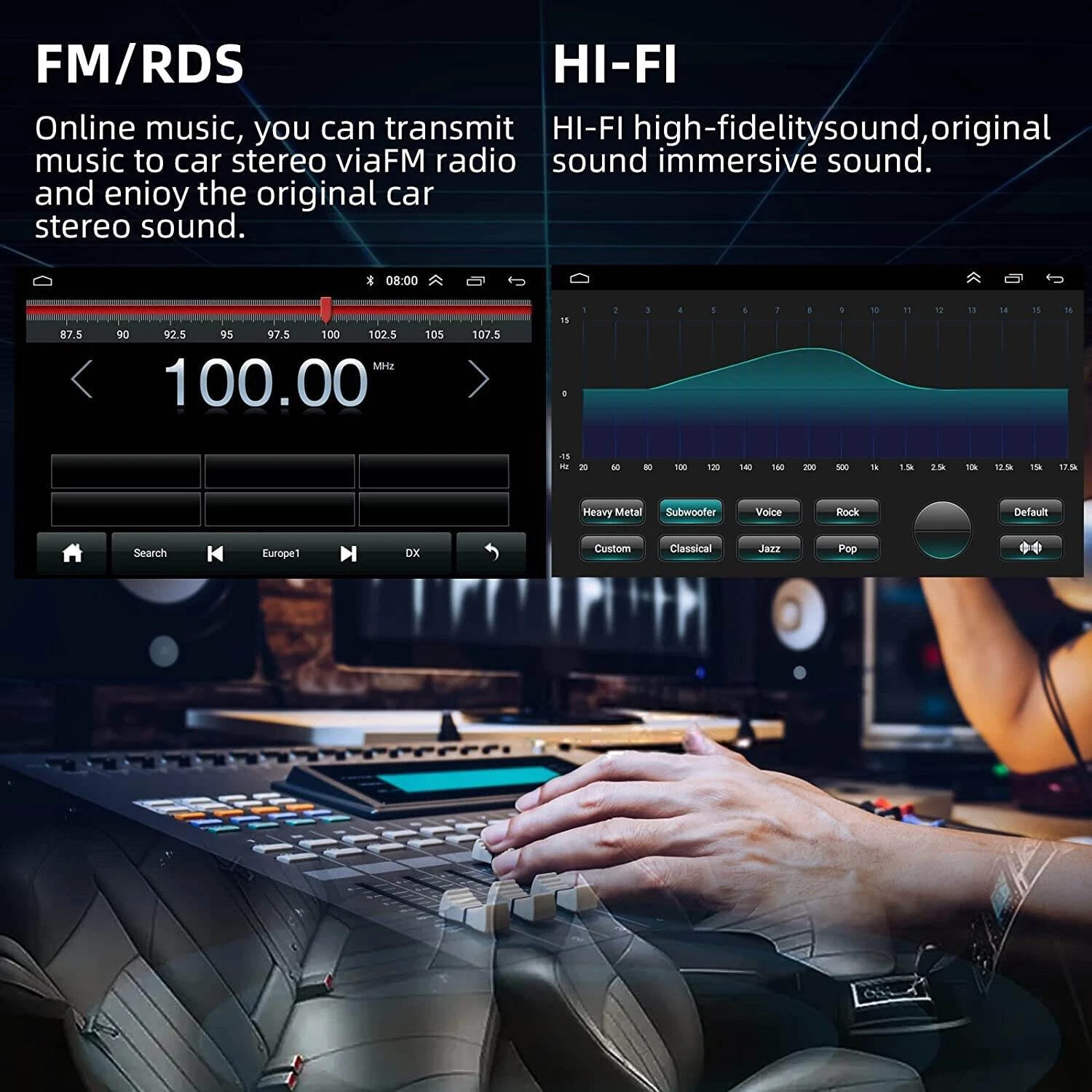 7" For Ford Ranger 1998–2011 Android 15 Carplay Car Stereo Radio GPS Navi WiFi