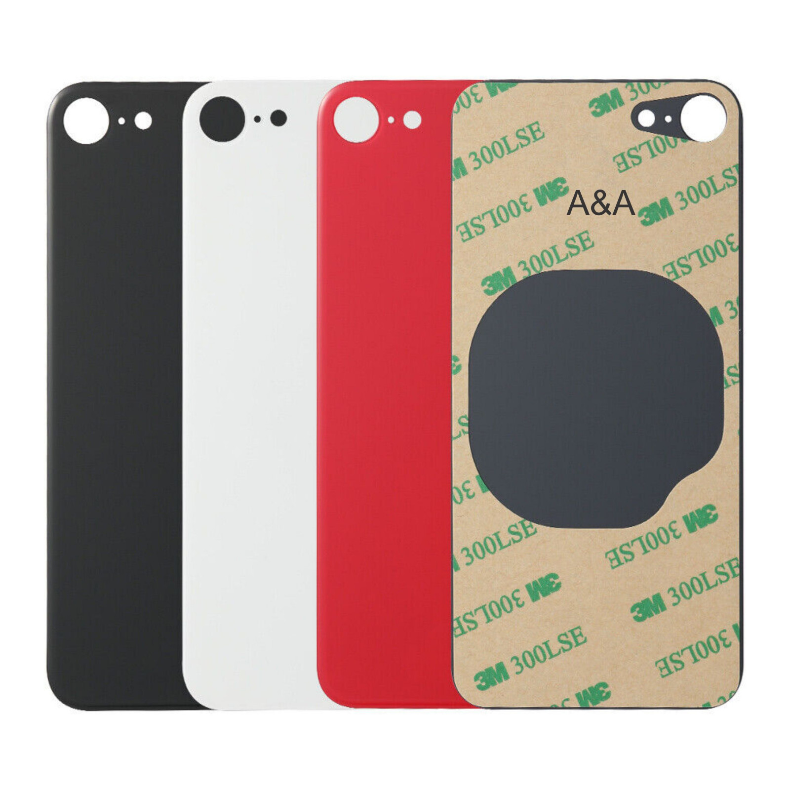 Back Glass replacement Big hole For iPhone 8 SE XR X XS 11 12 13 14 15 Pro M