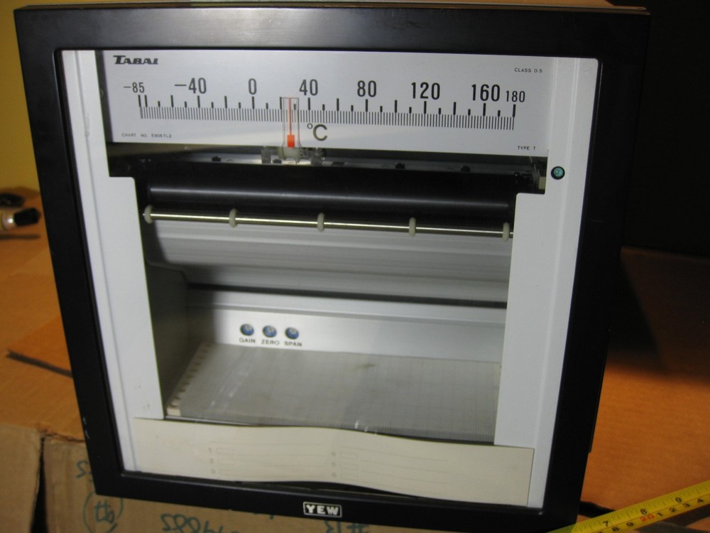 TABAI Chart Recorder Chart# E906TLZ Type T Class 0.5