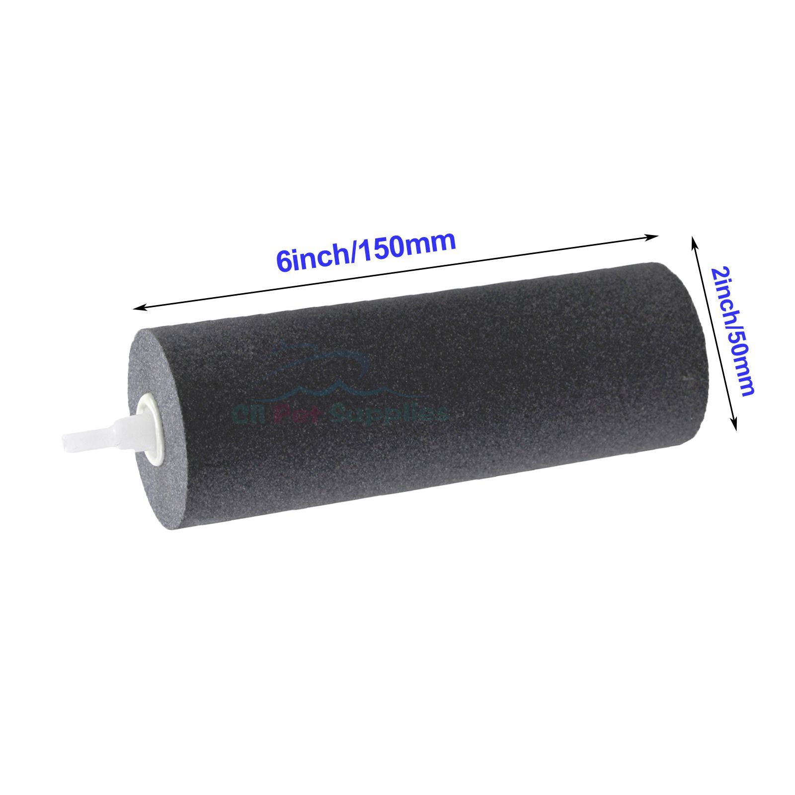 AQUANEAT 10 Pack Air stone, Large Air Stone Cylinder Aquarium Fish Tank 6"x2"