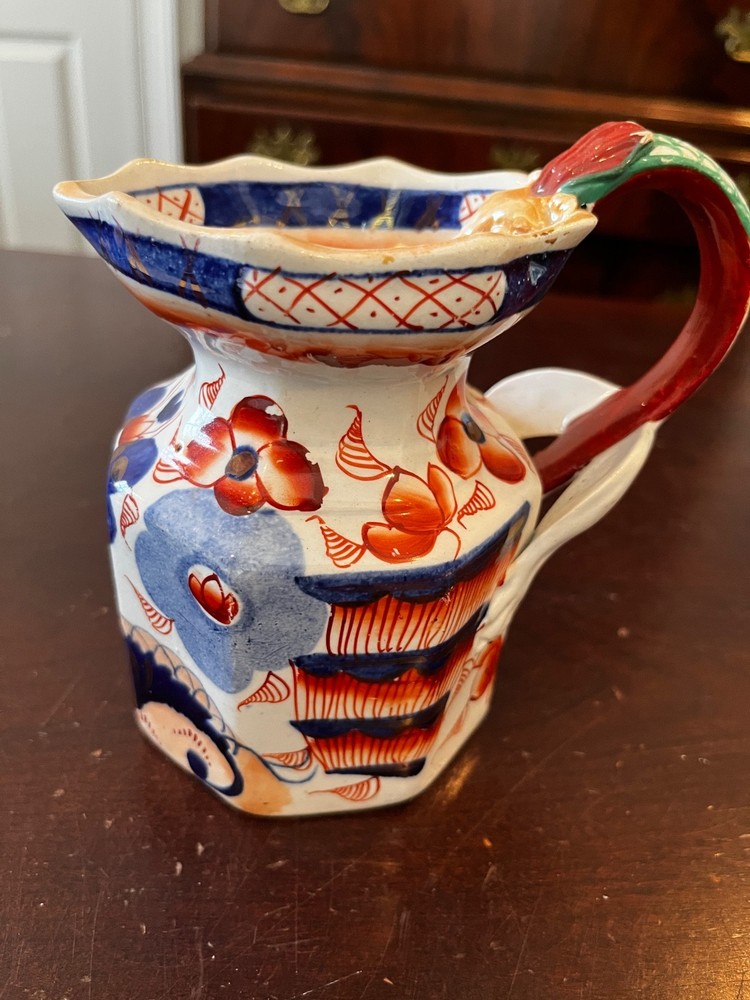 Imari Snake Handle 5" Pitcher